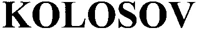 kolosov