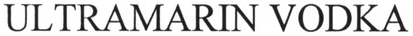 ultramarin vodka