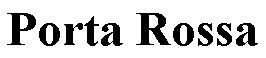 porta rossa
