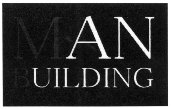 man building