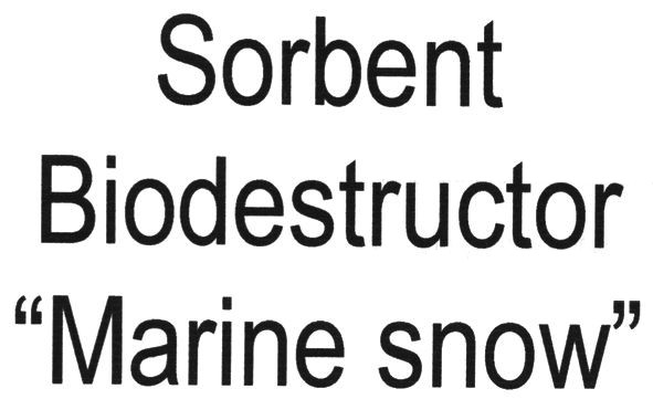 sorbent biodestructor marine snow