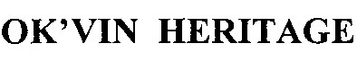 ok`vin heritage