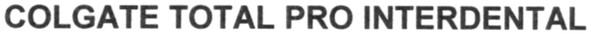 colgate total pro interdental