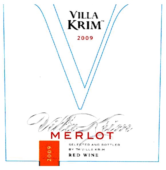 selected and bottled by тм villa krim