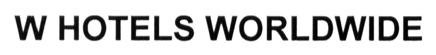 w hotels worldwide