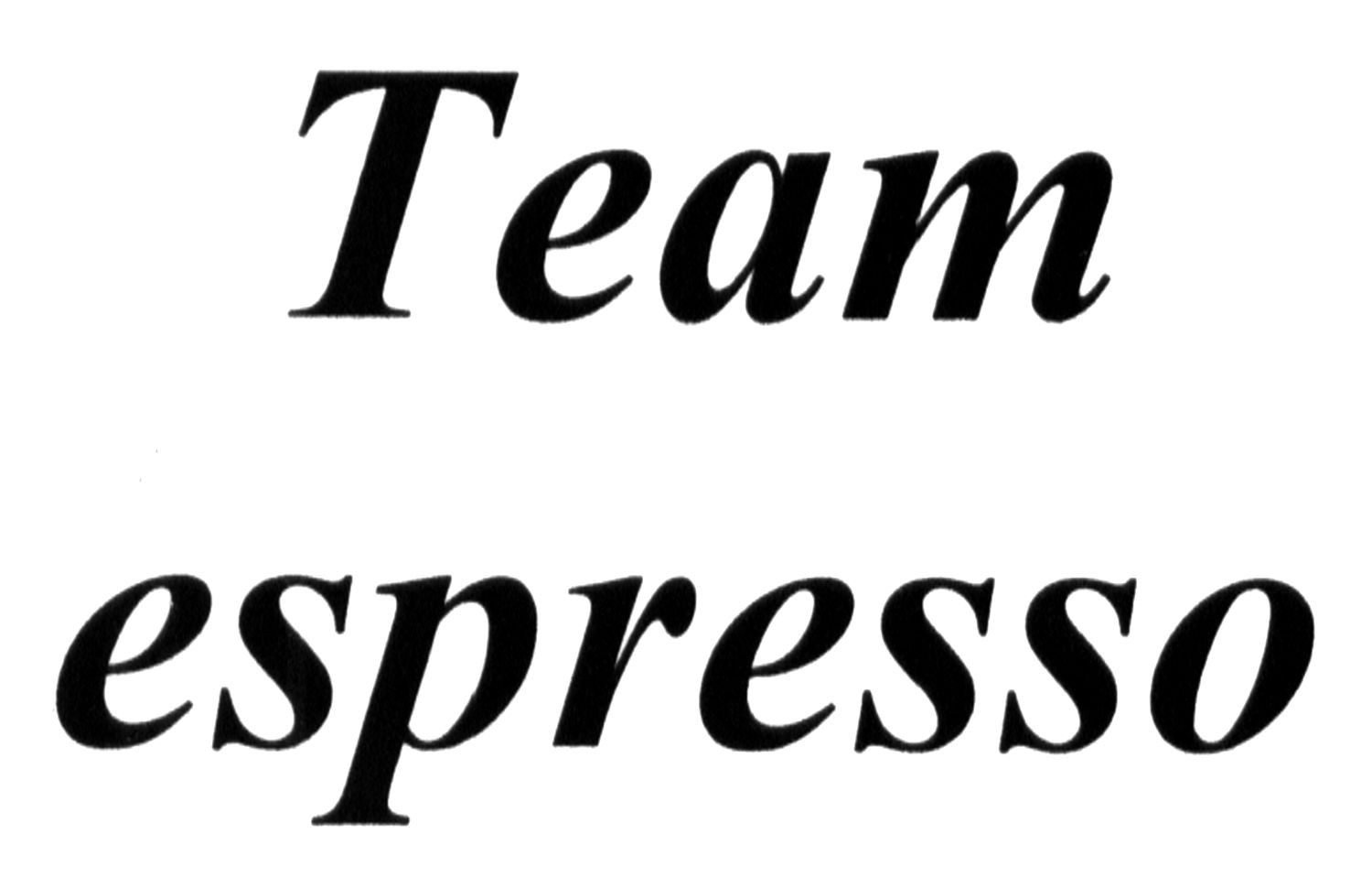 team espresso