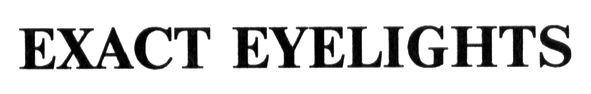 exact eyelights
