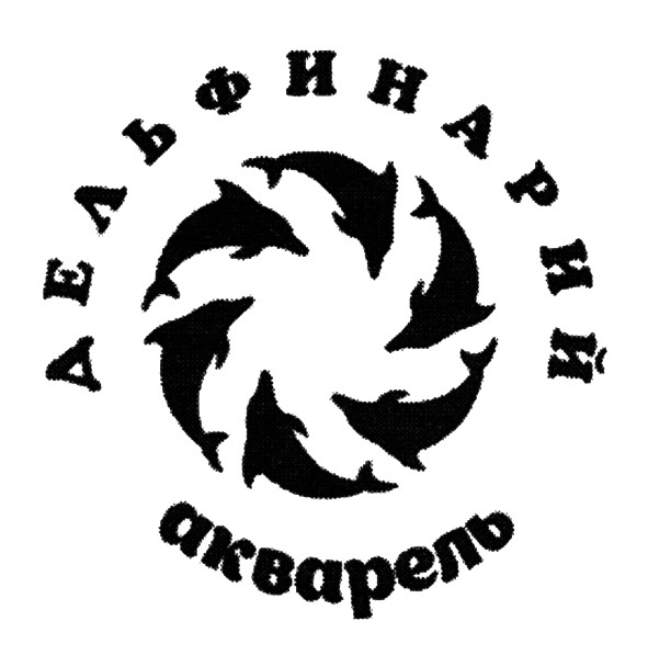 дельфинарий акварель