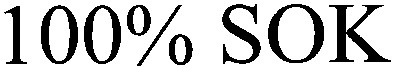 100% sok