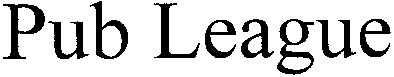 pub league