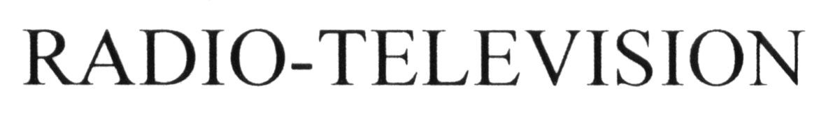 radio-television
