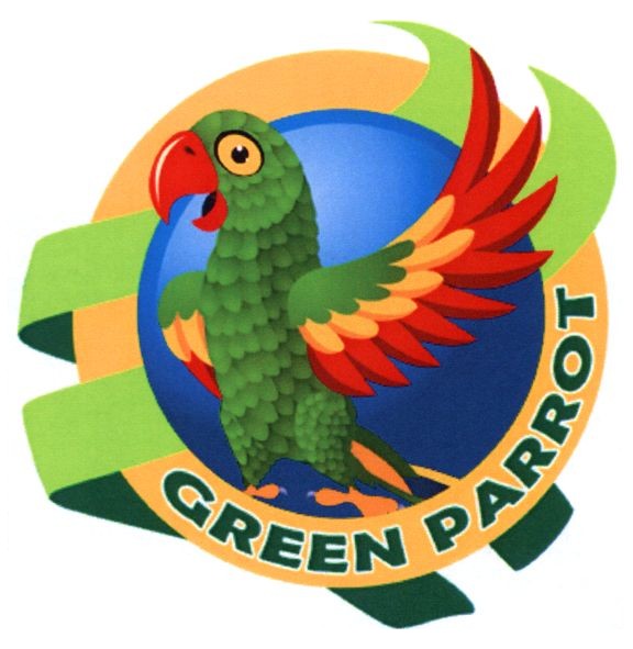 green parrot