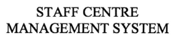 staff centre management system