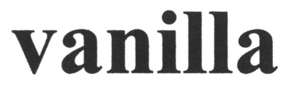 vanilla