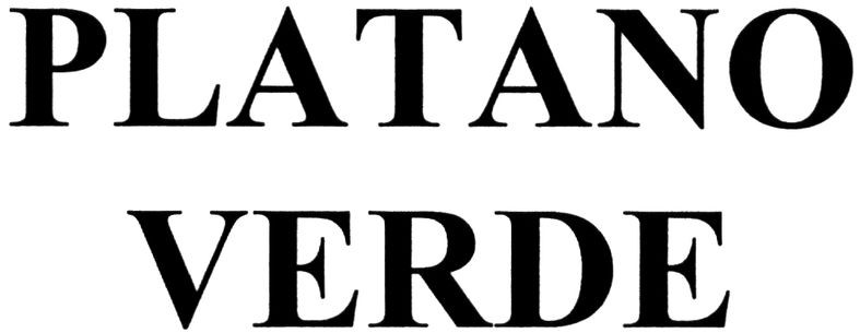 platano verde