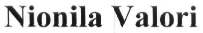 nionila valori