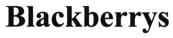 blackberrys