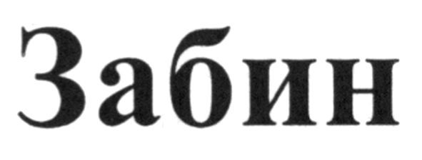 забин