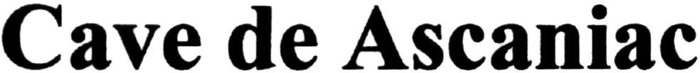 cave de ascaniac