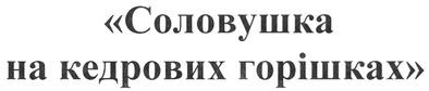соловушка на кедрових горішках