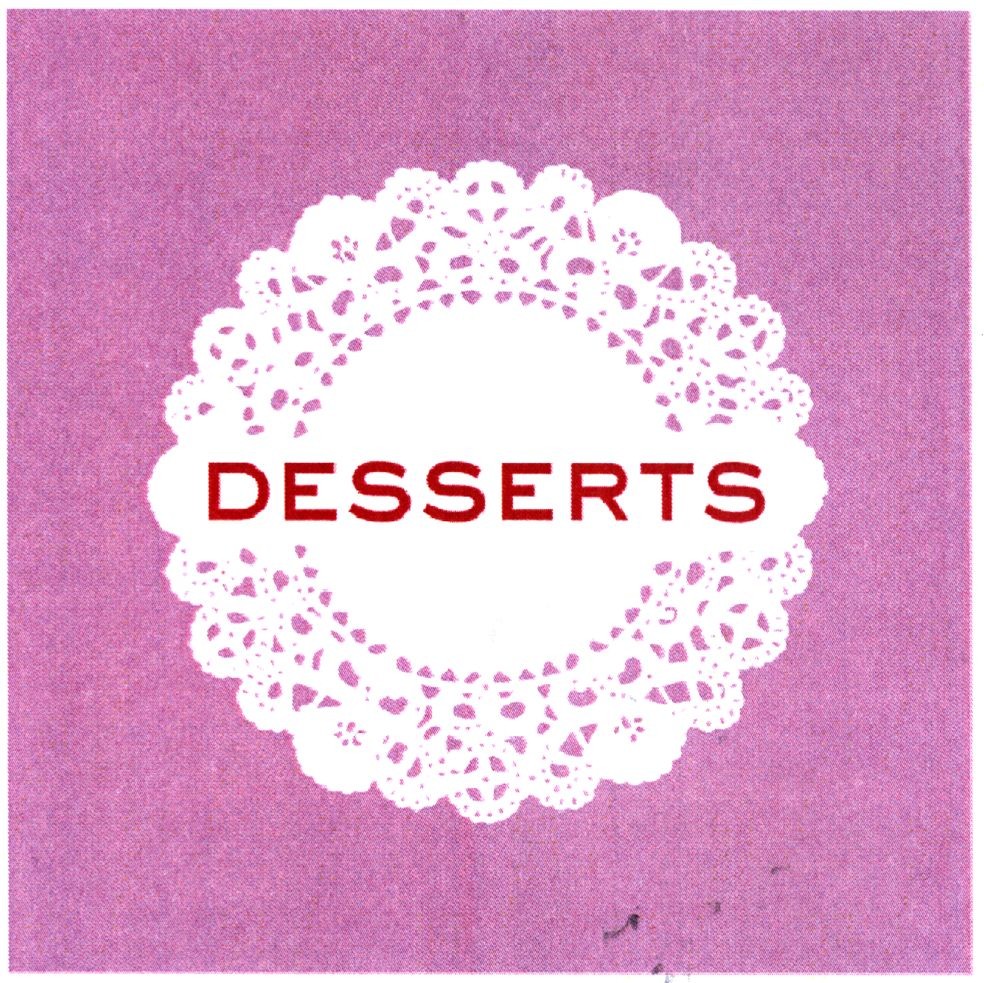 desserts