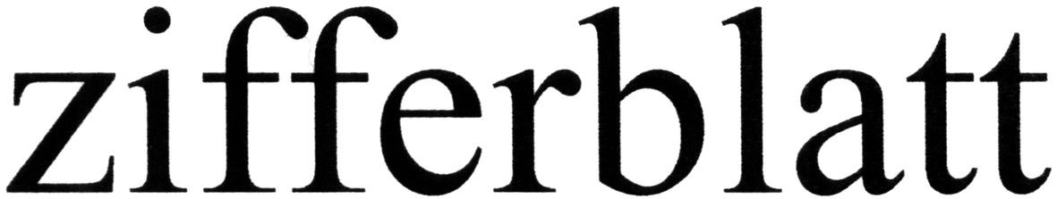zifferblatt