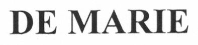 de marie