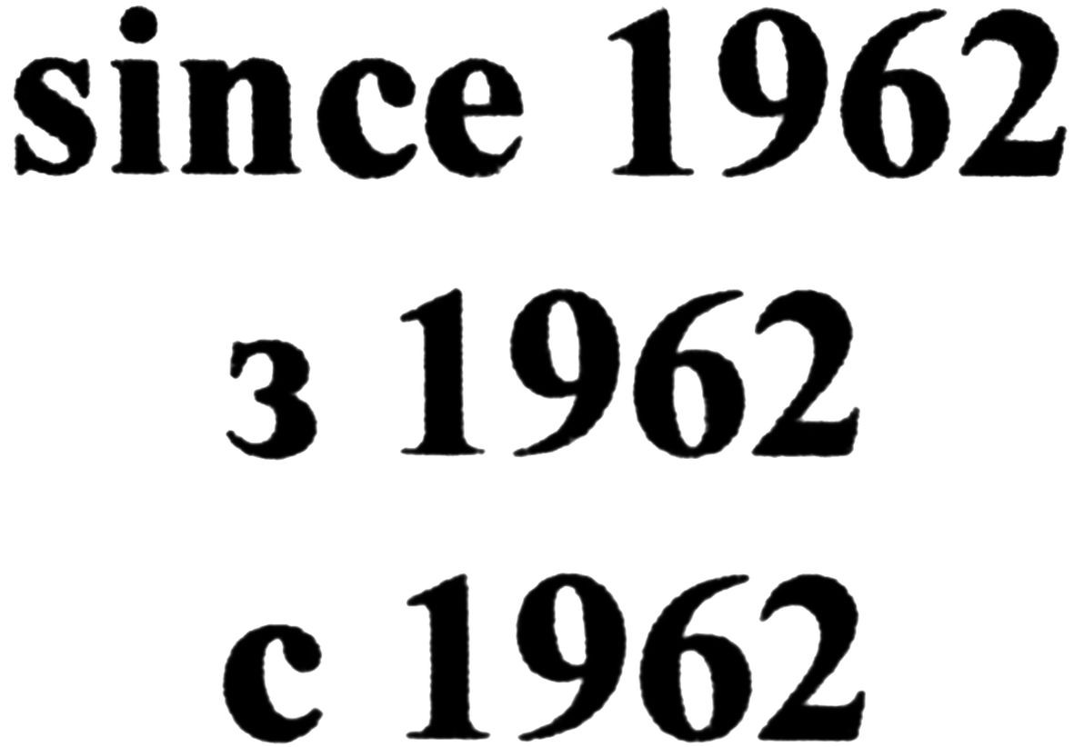 since 1962