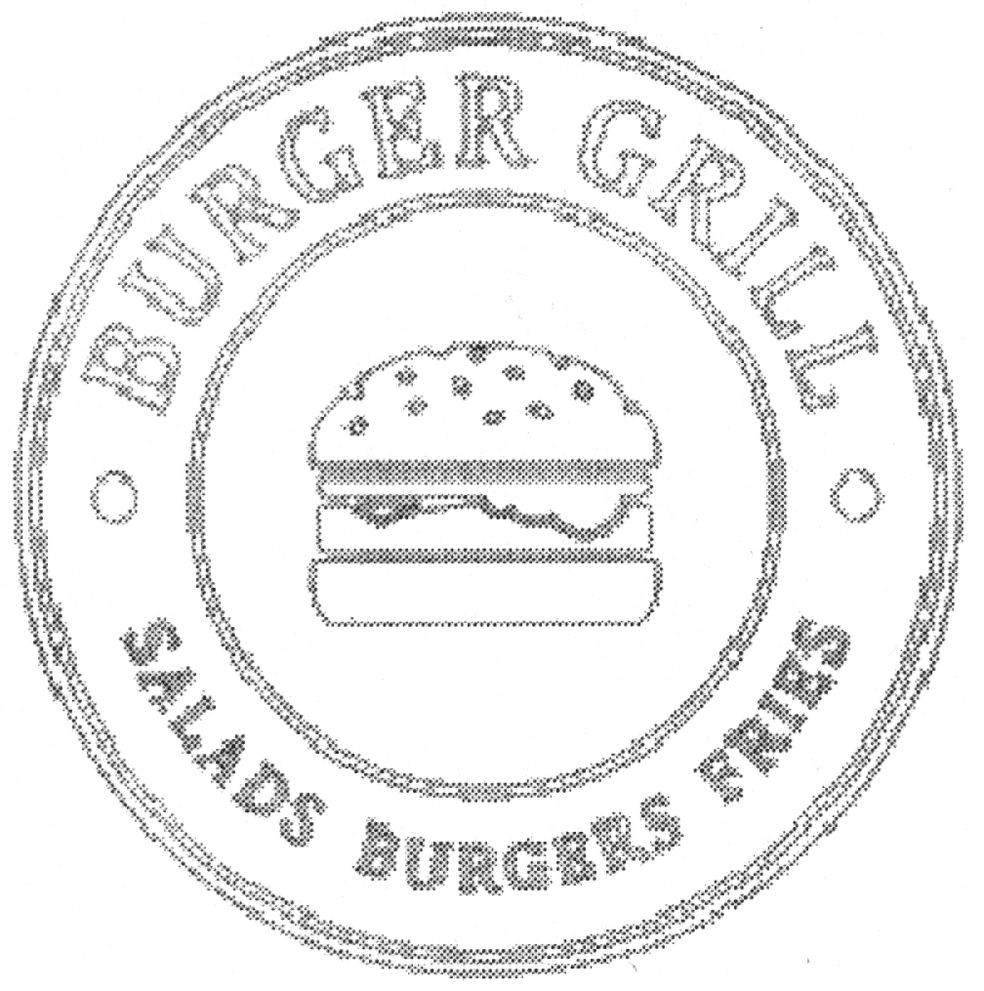 salads burgers fries