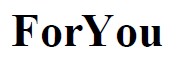 for you