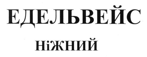 едельвейс ніжний