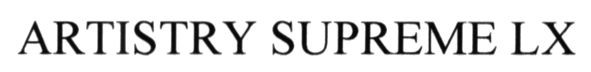 artistry supreme lx