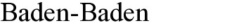 baden-baden