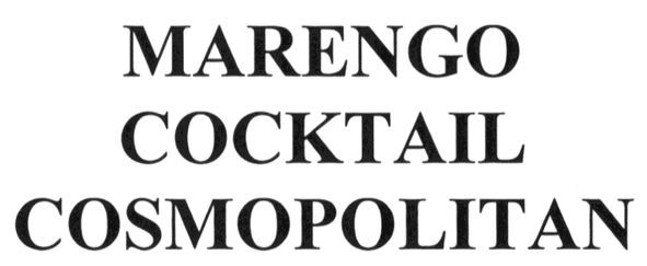 marengo cocktail cosmopolitan