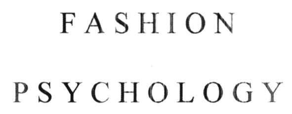fashion psychology