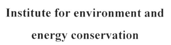 institute for environment and energy conservation
