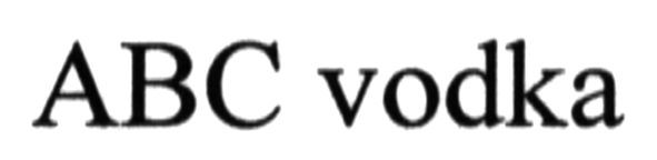 abc vodka