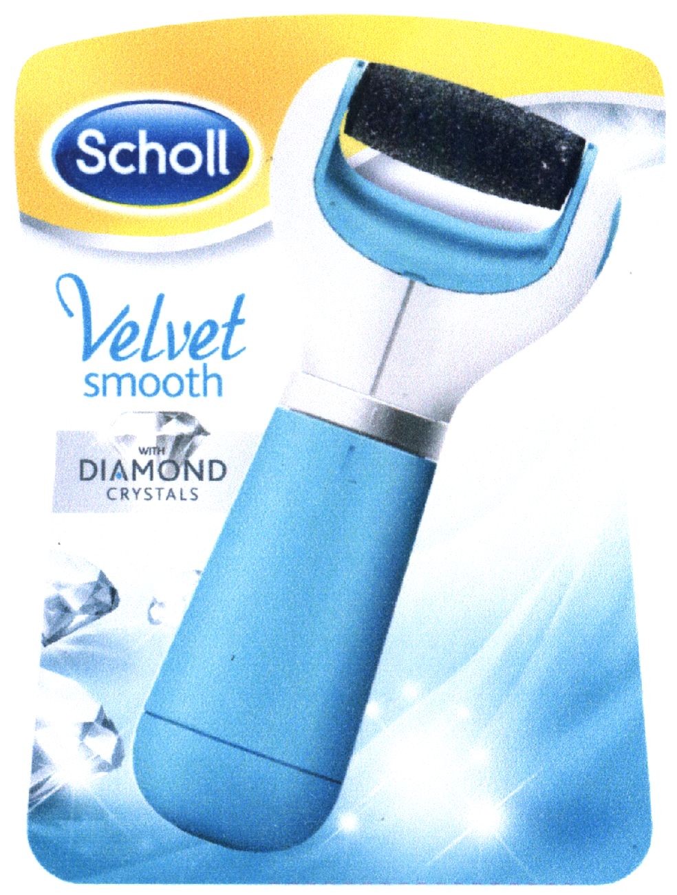 with diamond crystals