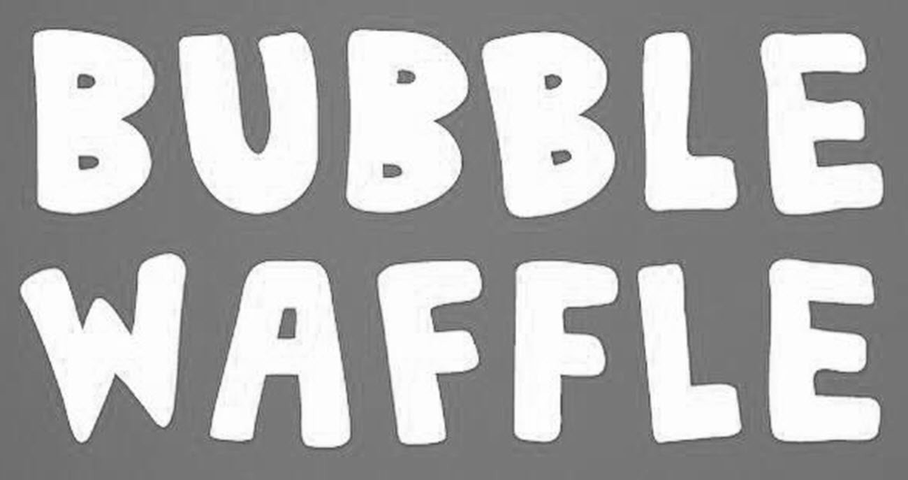 bubble waffle