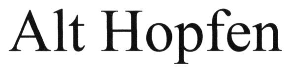 alt hopfen