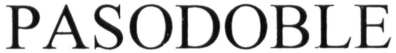 pasodoble