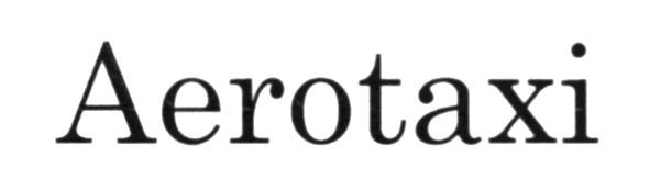 aerotaxi