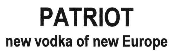 new vodka of new europe