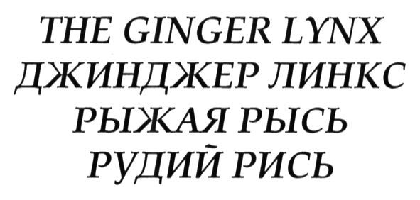 the ginger lynx