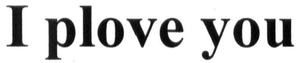 i plove you