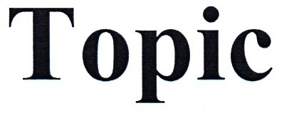 topic