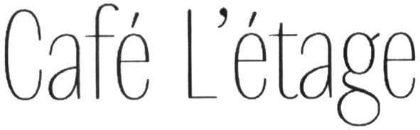 cafe l`etage