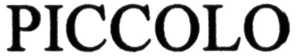 piccolo