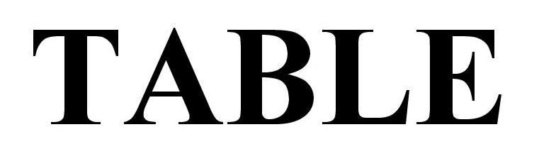 table