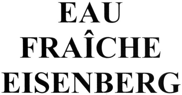 eau fraiche eisenberg